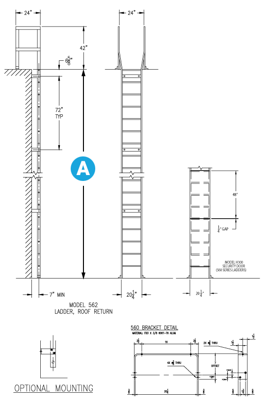 562 Roof Return Ladder - Alaco Ladder