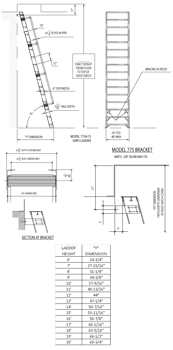 Ship Ladder Design Schematics