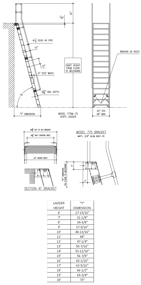 ship ladder schematics